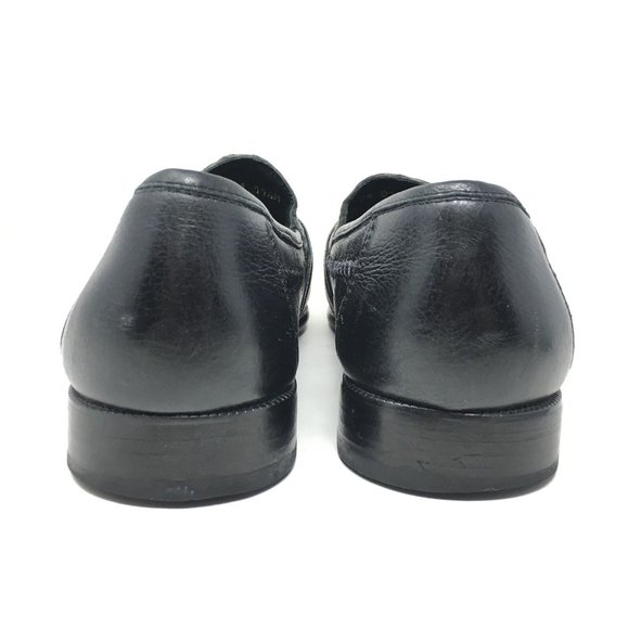Men\'s Brass Boot Side Bit Loafers Dress Shoes Size 11.5 Black Caiman Alligator main image 10